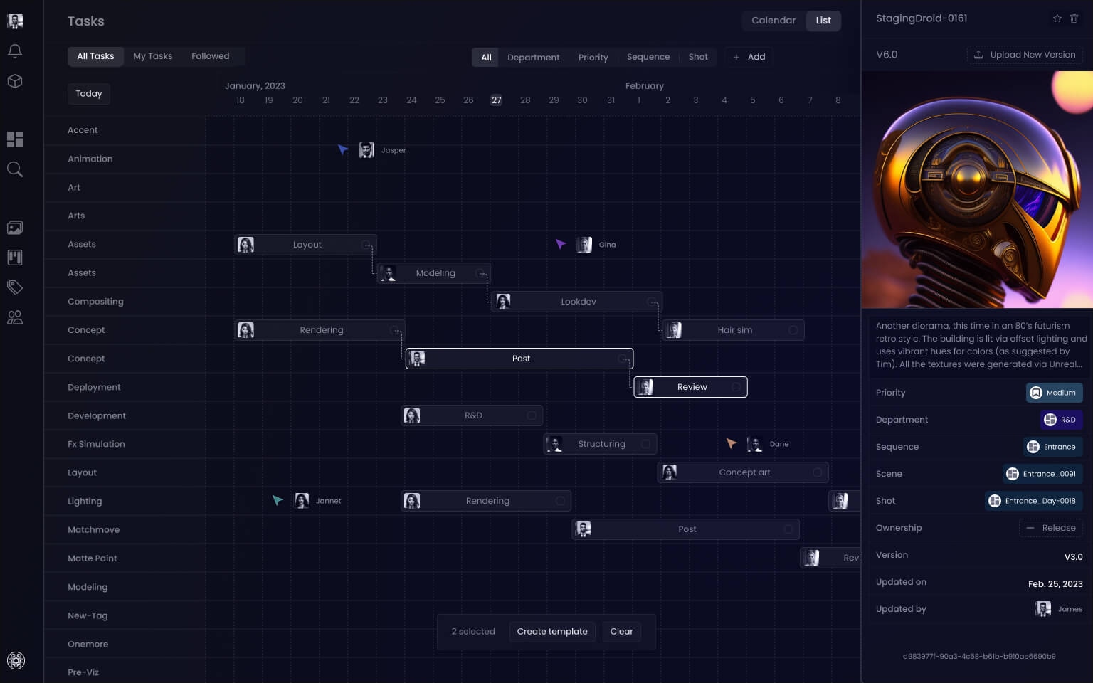 Reel in Motion Calendar